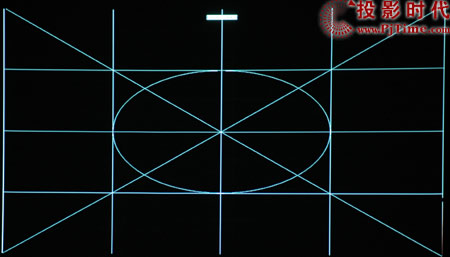 點擊放大,奧圖碼(OPTOMA)HD72投影機線條和文字效果