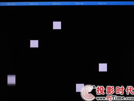 TCL L42E9FR液晶電視機反應時間和抗噪能力測試