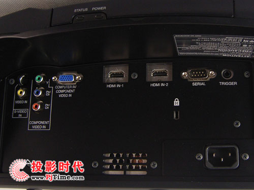 三菱HC77-20S家用投影機(jī)接口及配件