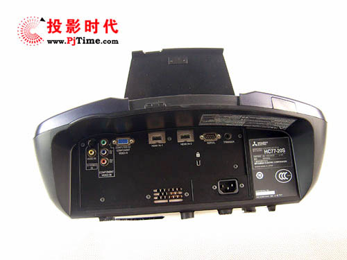 三菱HC77-20S家用投影機(jī)接口及配件