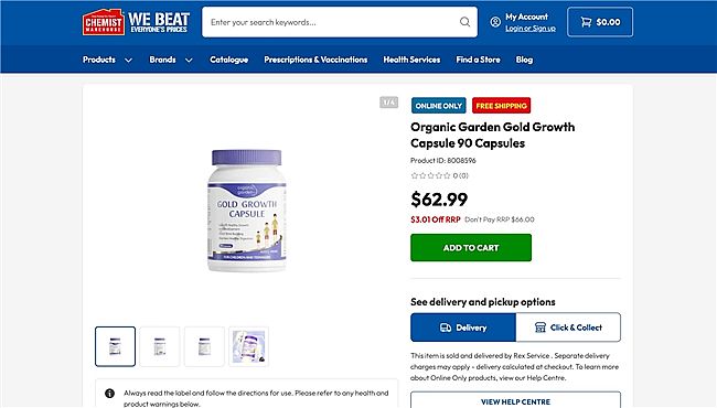 mͯIBƷOrganic GardenWꑰChemist Warehouseƽ_